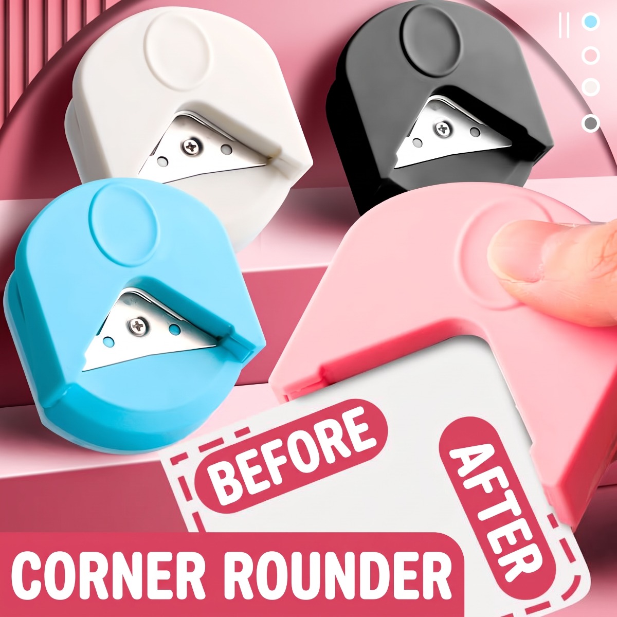 Embellishments For Scrapbooking - Alat Pemotong Bentuk Lingkaran dengan Sudut
