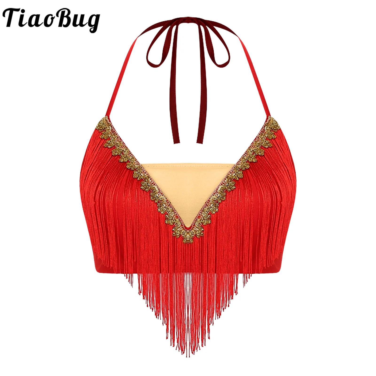 Tassel Fringe Trim - Atasan Crop Top Wanita Model Tali