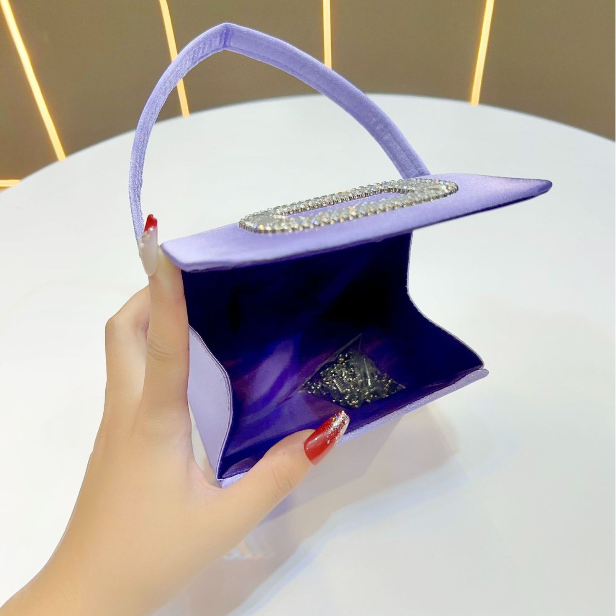 Tas Tangan Persegi Mini Mewah  - Tassel Fringe Trim ulasan dan harga