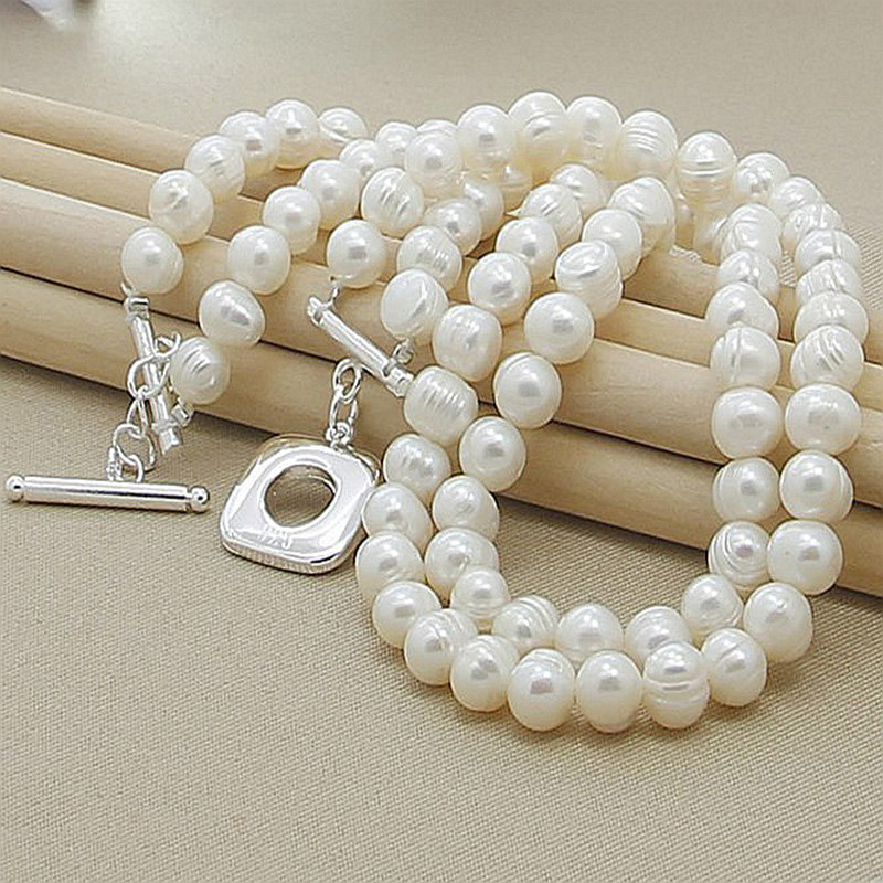 Aravant 925 rantai kalung muti - Pearl Trim Chain ulasan dan harga