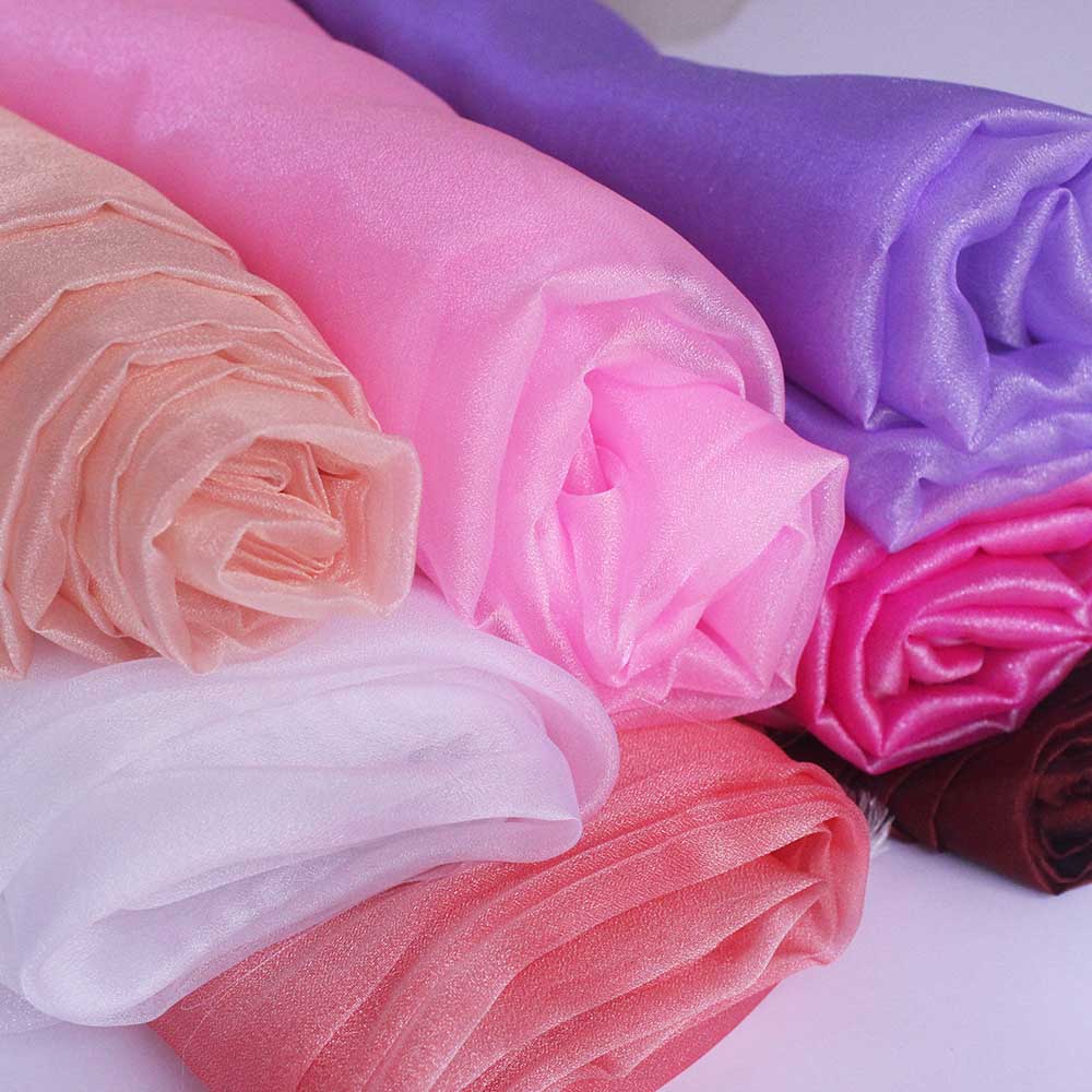 Kain Organza Berkilau Dekorasi - Crystal Mesh Fabric ulasan dan harga