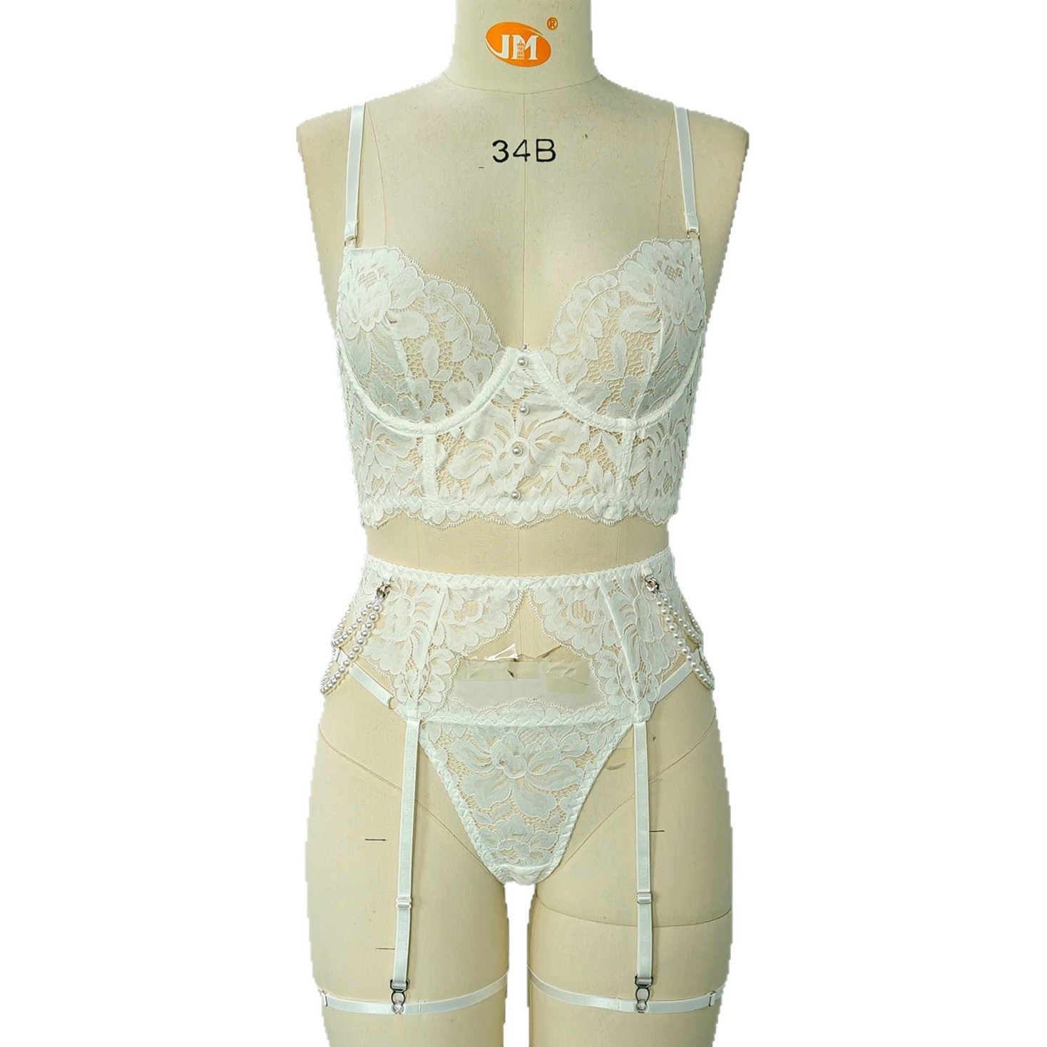Pakaian Dalam Seksi, Pakaian W - Pearl Trim Chain ulasan dan harga