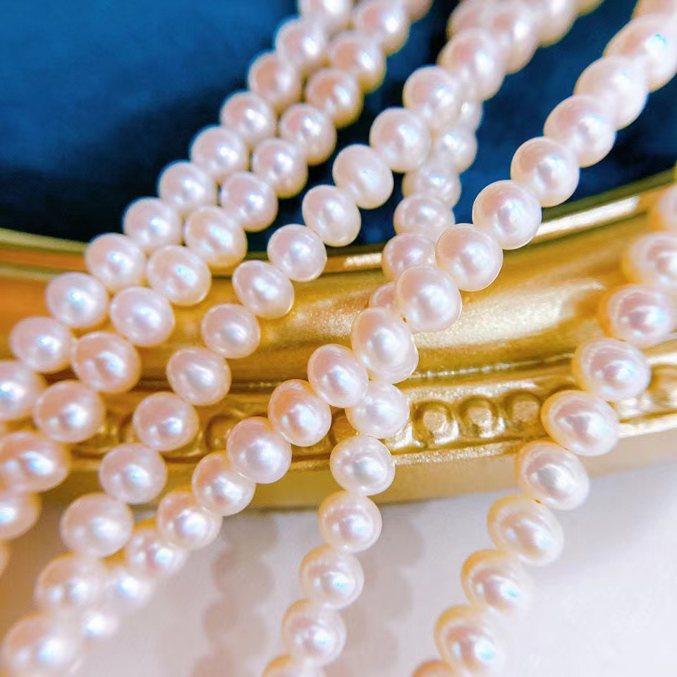 Kalung Mutiara Hampir Bulat Ai - Pearl Trim Chain ulasan dan harga