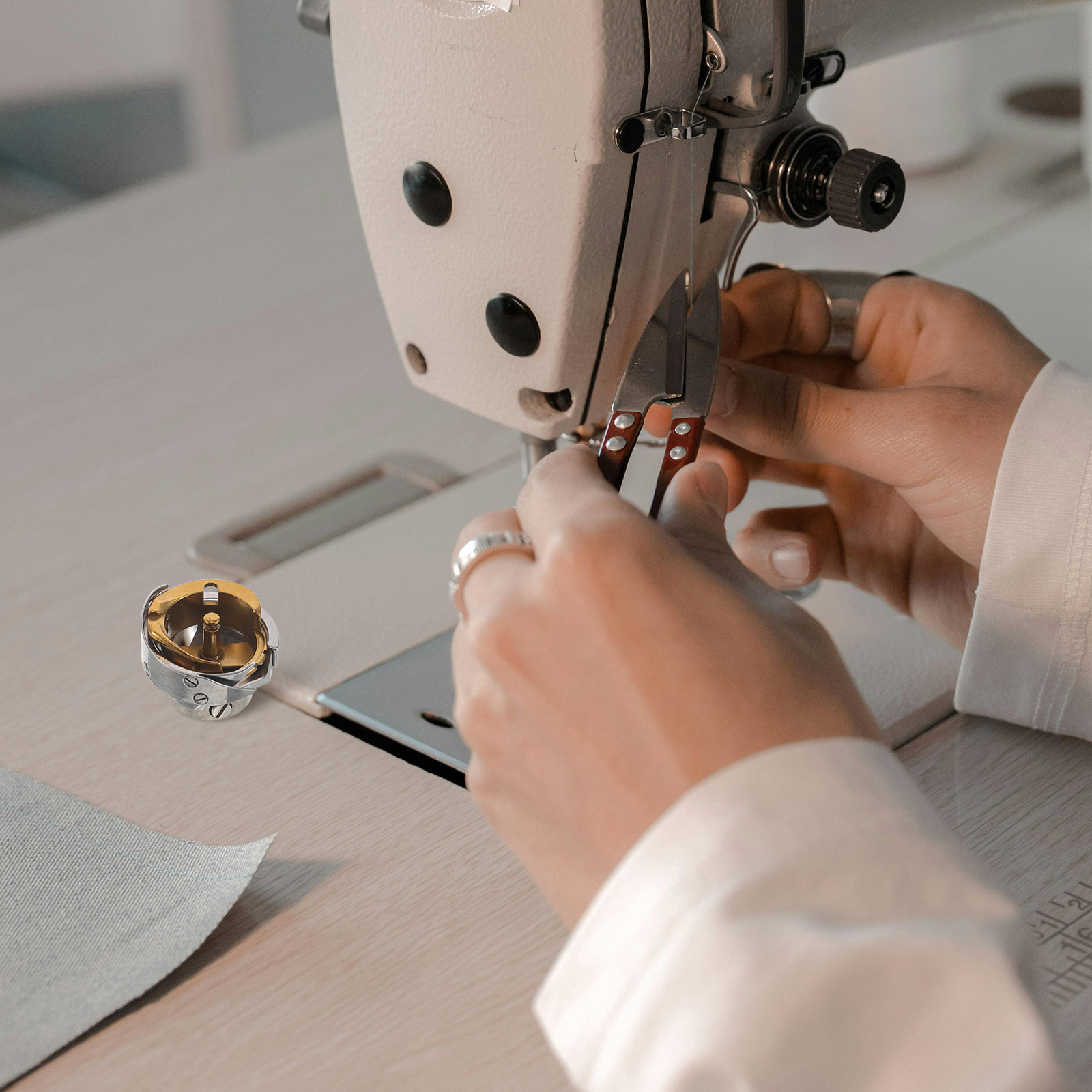 Rakitkan Kait Putar Mesin Jahi - Embroidery Craft ulasan dan harga