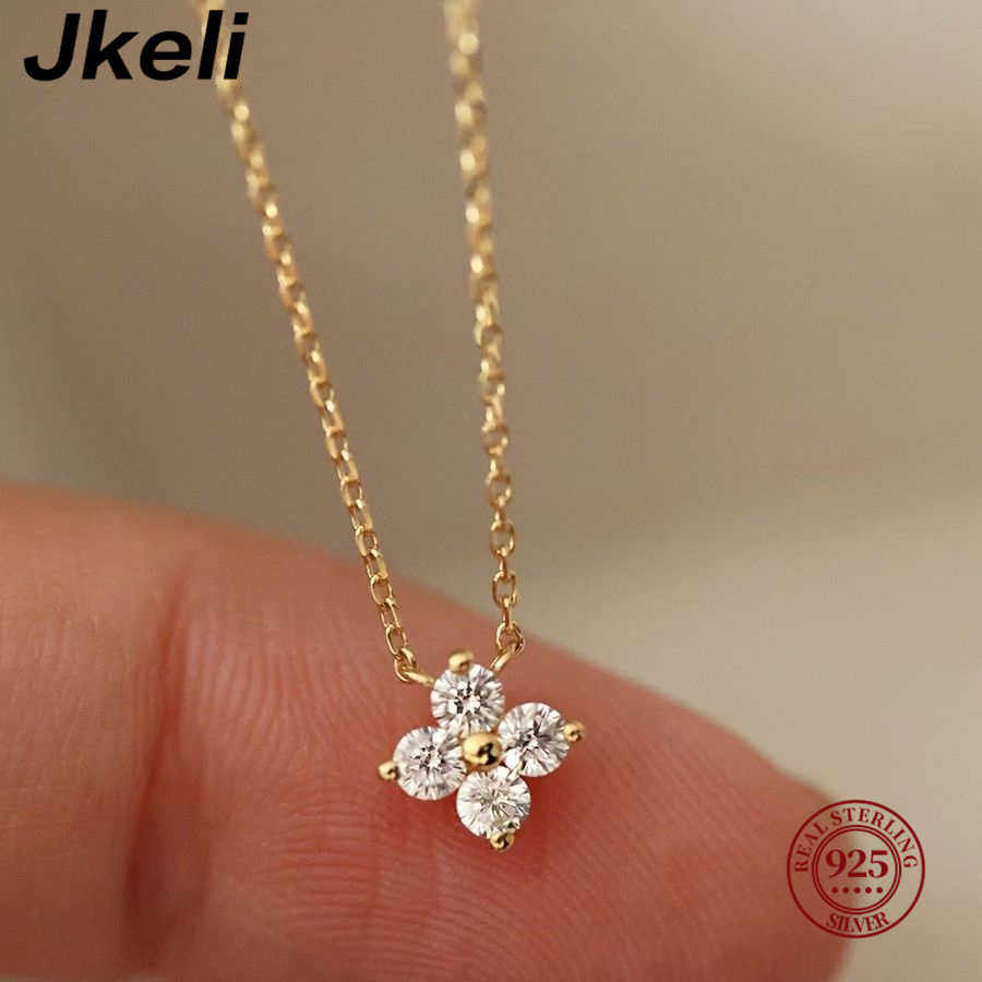 Kalung kecil berbentuk semangg - Pearl Trim Chain ulasan dan harga