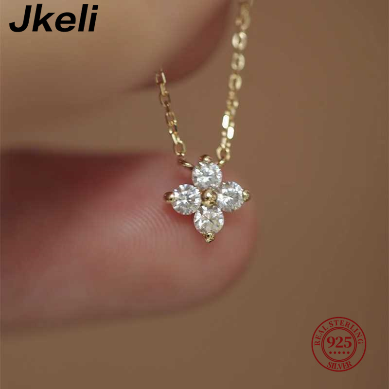 Kalung kecil berbentuk semangg - Pearl Trim Chain ulasan dan harga