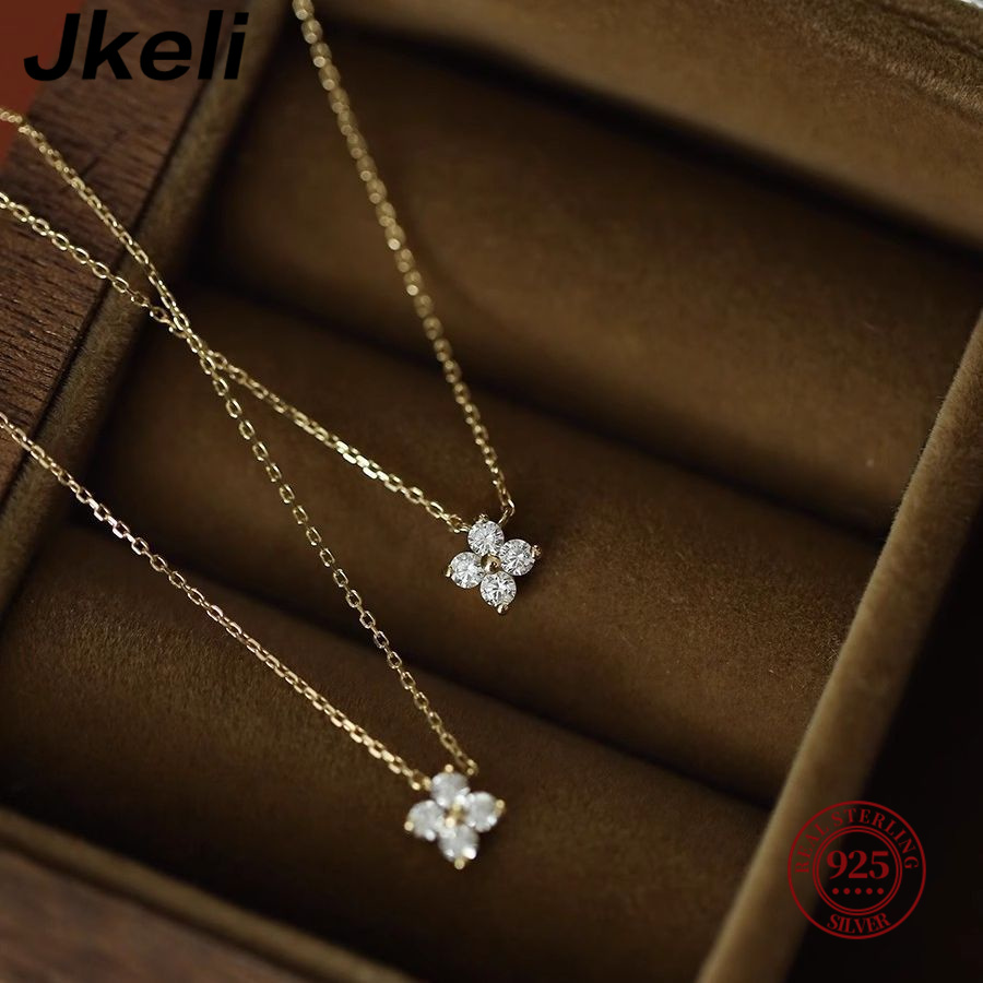 Kalung kecil berbentuk semangg - Pearl Trim Chain ulasan dan harga