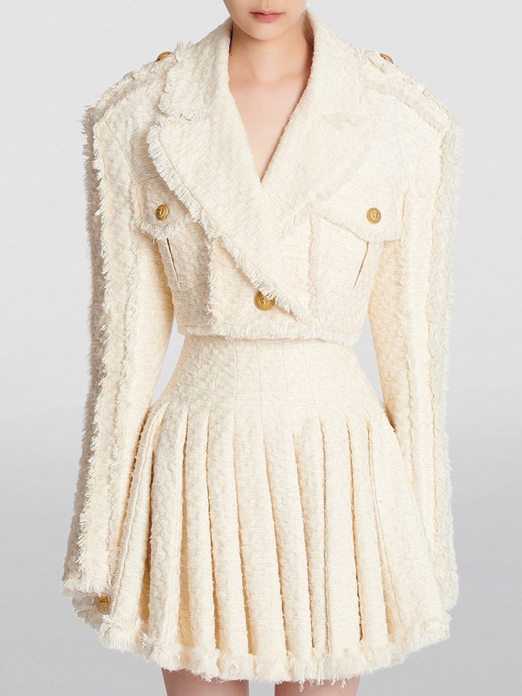 HIGH STREET jaket desainer mod - Tassel Fringe Trim ulasan dan harga